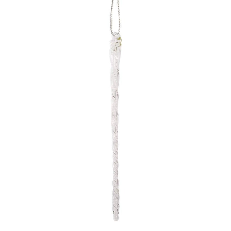 Kurt Adler 3-1/2-Inch-5-1/2-Inch Clear Glass Icicle Ornament Set of 24 Pieces (4) - Image 3